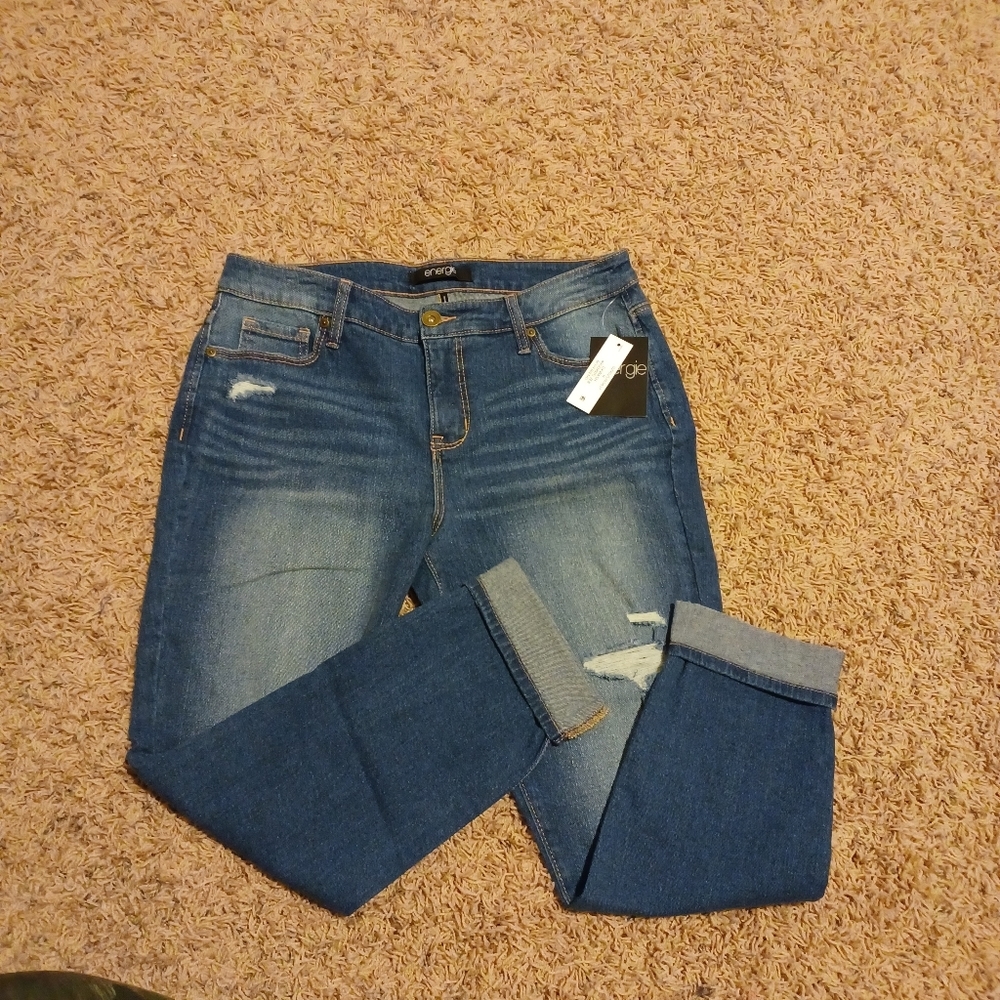 Energie Women's Boyfriend Light Blue Jean Pants